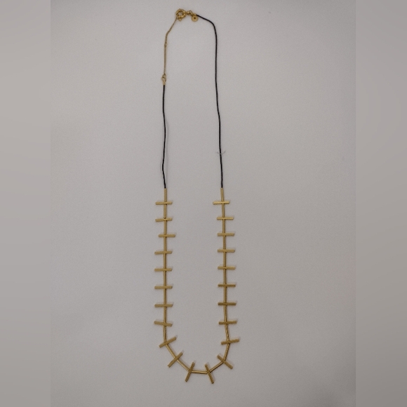 Madewell Women's Gold Tone And Black Necklace - Picture 7 of 7